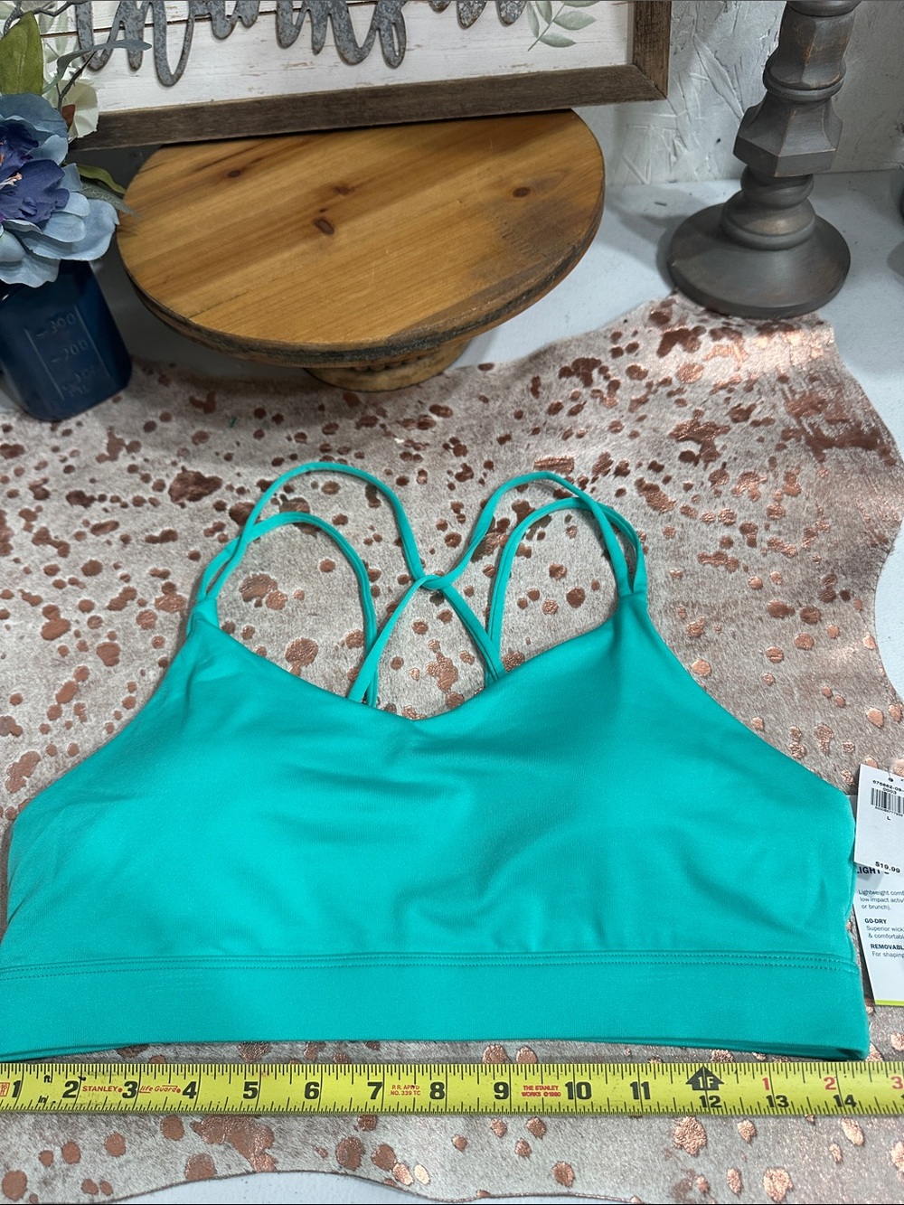 NWT Old Navy Teal Strappy Bralette
